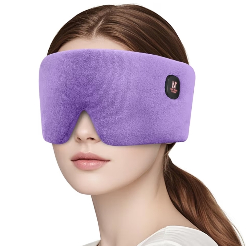 Cordless Heated Eye Mask Purple